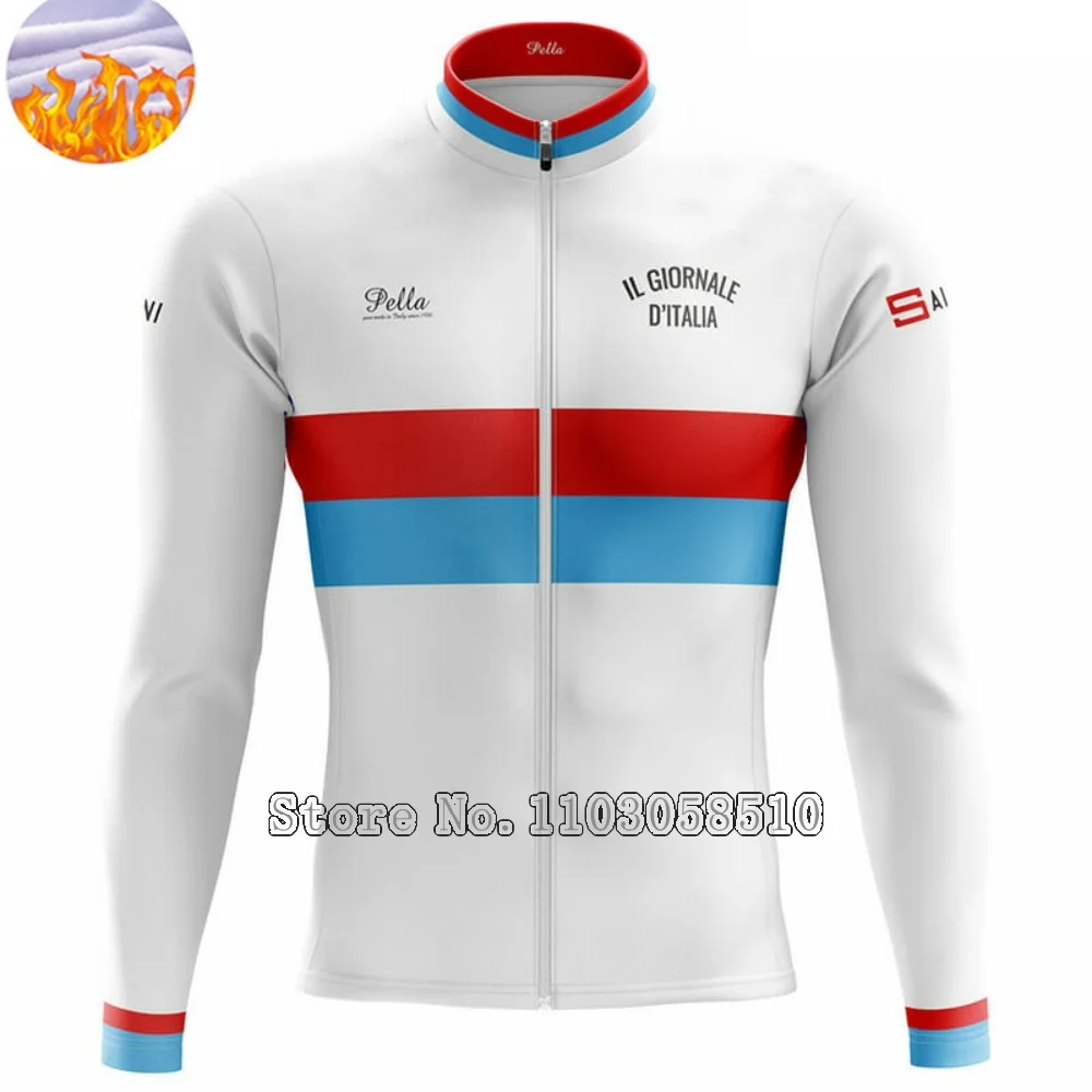Corduroy Button Up Shirt Men - pella Winter Thermal Cycling Jersey road
