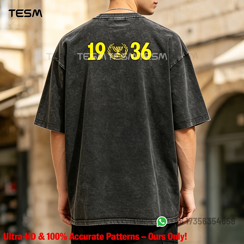 Acid Wash Vintage Graphic T Shirt - Men Vintage Acid Wash T-Shirt Denim