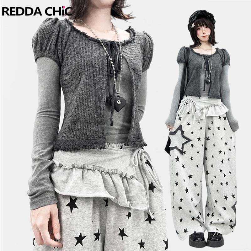 REDDACHiC Puff Sleeve Cardigan - Shirts review and price