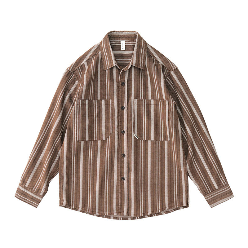 Men Japanese Vintage Artistic  - Corduroy Button Up Shirt Men review and price